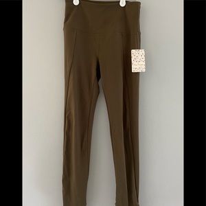 NWT Free People Army Green Leggings